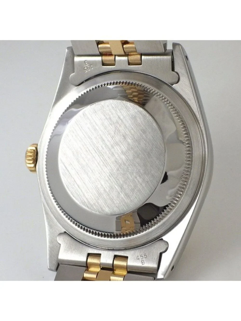 Rolex Watch Datejust L Number 1989 White Dial Full Ted Bezel Jubilee Bracelet